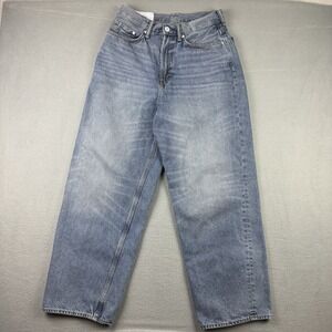 H&M Baggy Jeans Mens 29x32 Blue Gray Denim Relaxed Skater Y2K Punk Grunge 90s